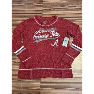 NWT Colosseum Alabama Crimson Tide Womens Long sleeve Shirt size Small